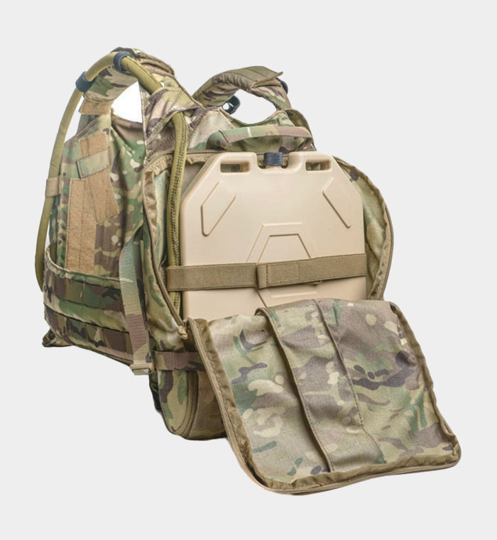 HRT Zip-On Medium Pack — front view — Ace Link Armor