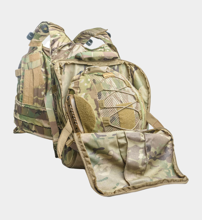 HRT Zip-On Medium Pack — side view — Ace Link Armor