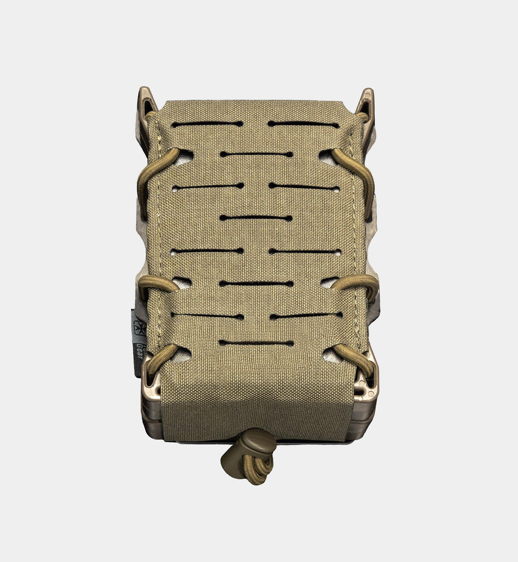 Rifle Advanced DFMR Double Magazine Pouch — angled view — Ace Link Armor