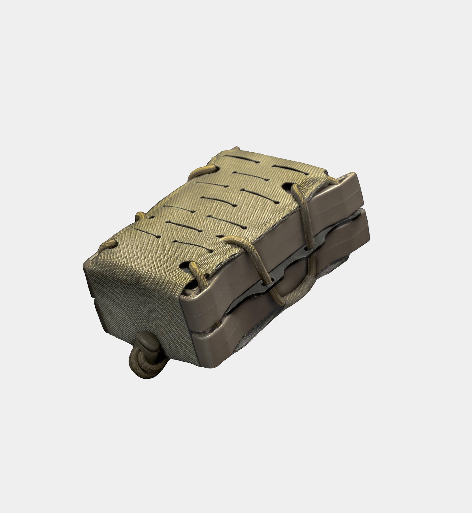 Rifle Advanced DFMR Double Magazine Pouch — front view — Ace Link Armor