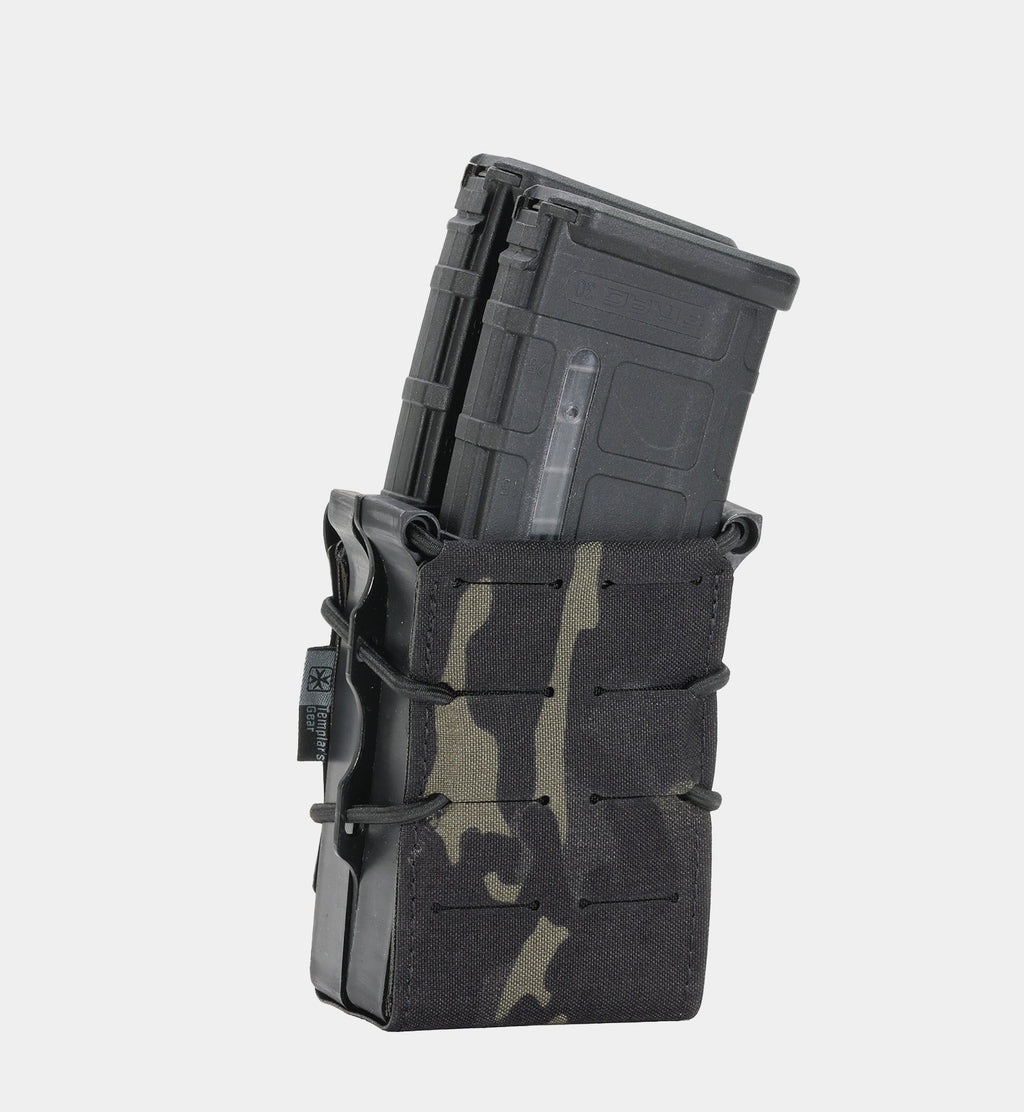 Rifle Advanced DFMR Double Magazine Pouch — rear view — Ace Link Armor