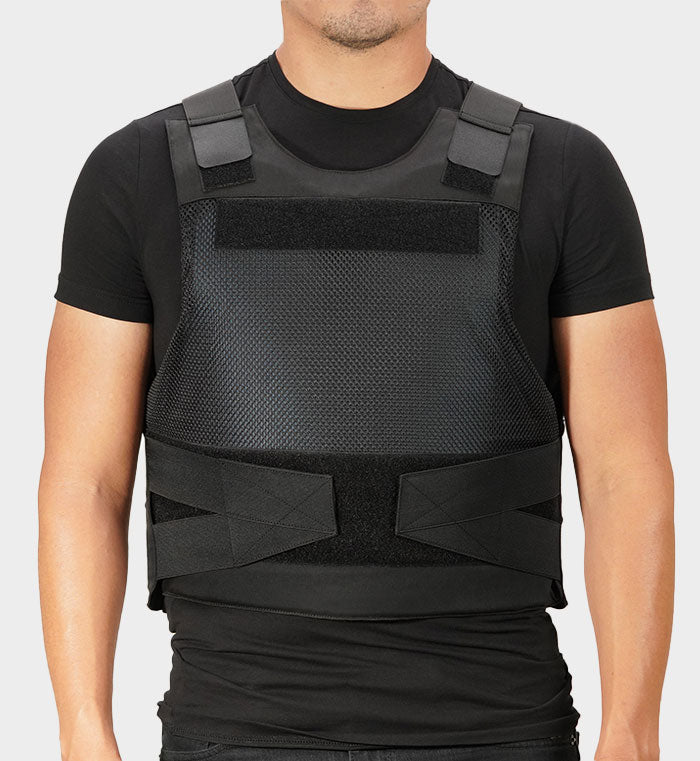 Spectre Concealable Vest Carrier — worn front view — Ace Link Armor