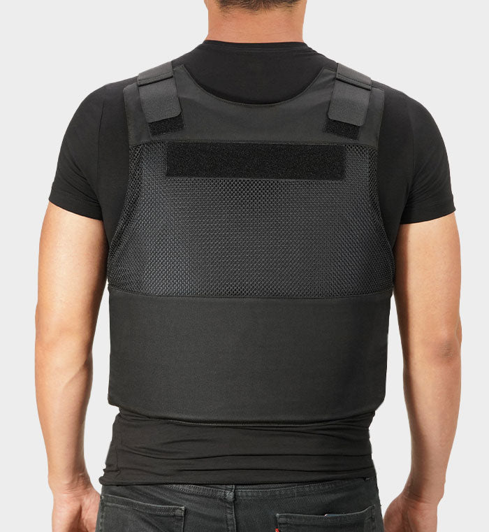 Spectre Concealable Vest Carrier — worn side view — Ace Link Armor