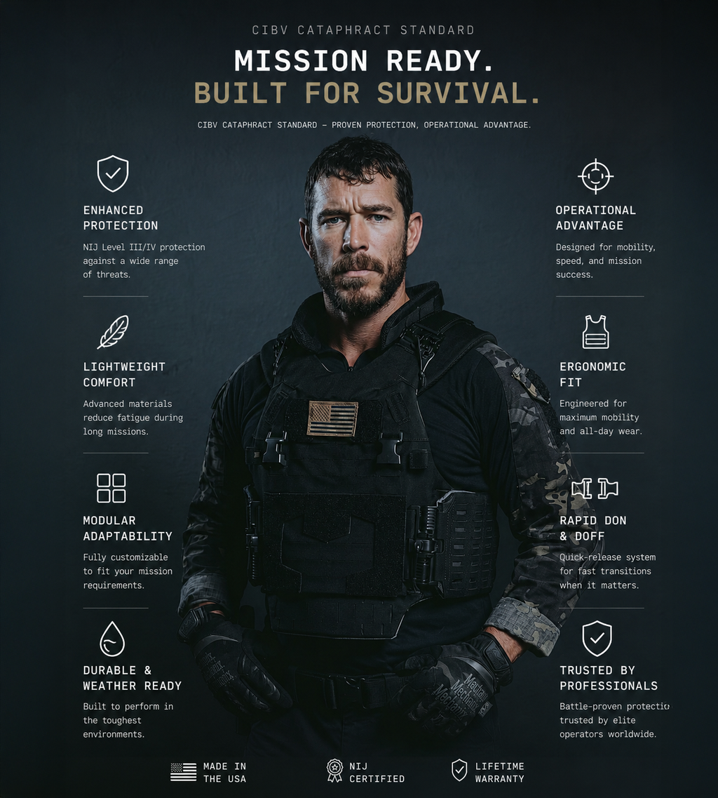 CIBV Cataphract Hybrid Vest Carrier — feature overview — Ace Link Armor