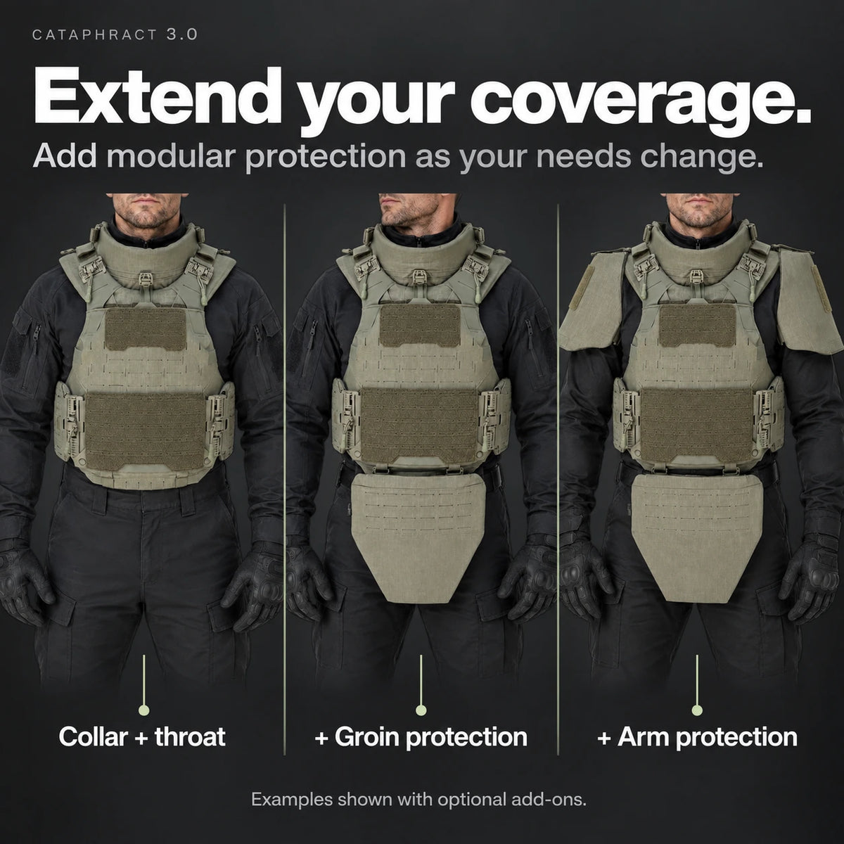 CIBV Cataphract 3.0 Bulletproof Vest feature detail 5 — Level 3A hybrid soft armor and plate carrier — Ace Link Armor
