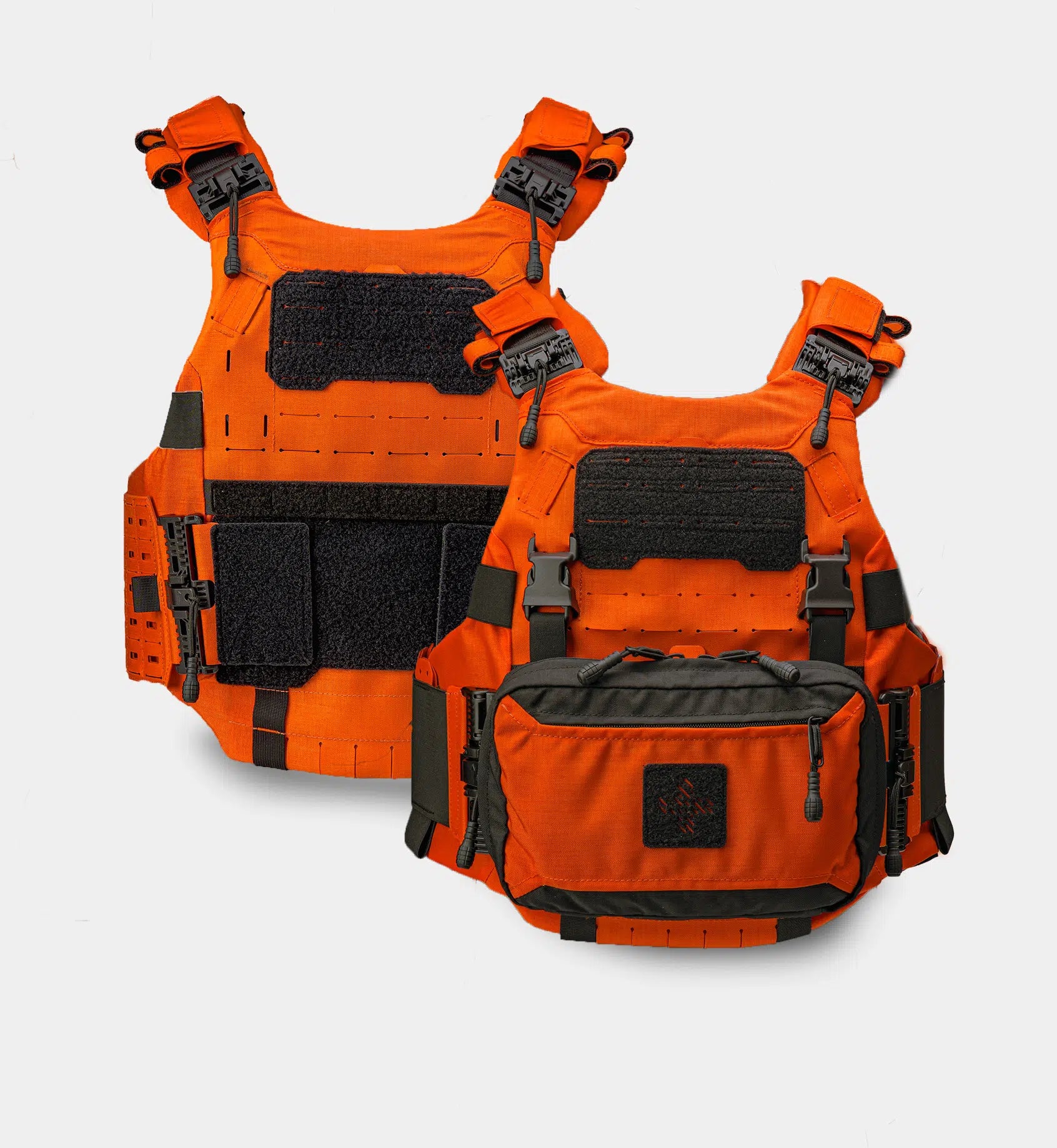 Cataphract SAR Vest Carrier format view — hi-vis carrier for EMS and rescue teams — Ace Link Armor