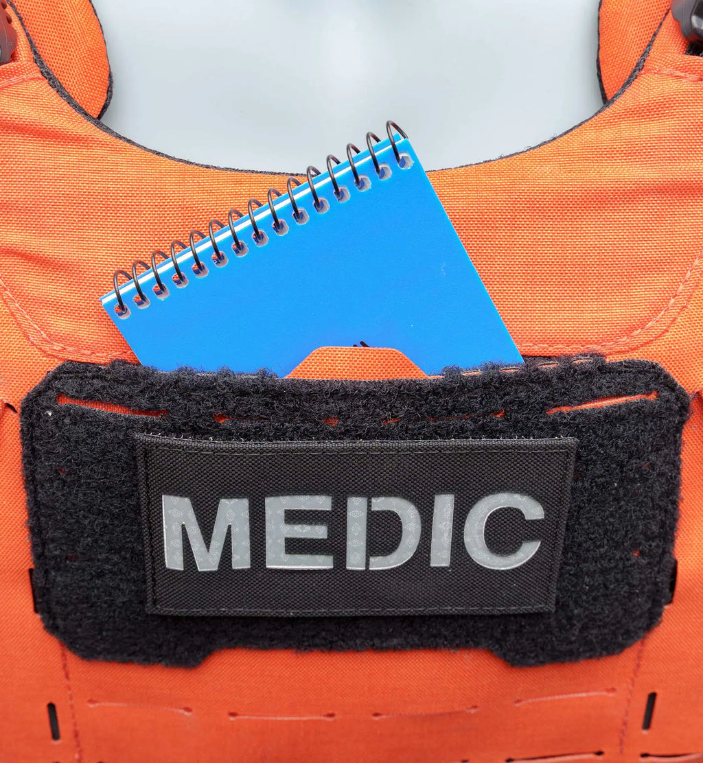 Cataphract SAR Vest Carrier panel detail — hi-vis search and rescue carrier build — Ace Link Armor