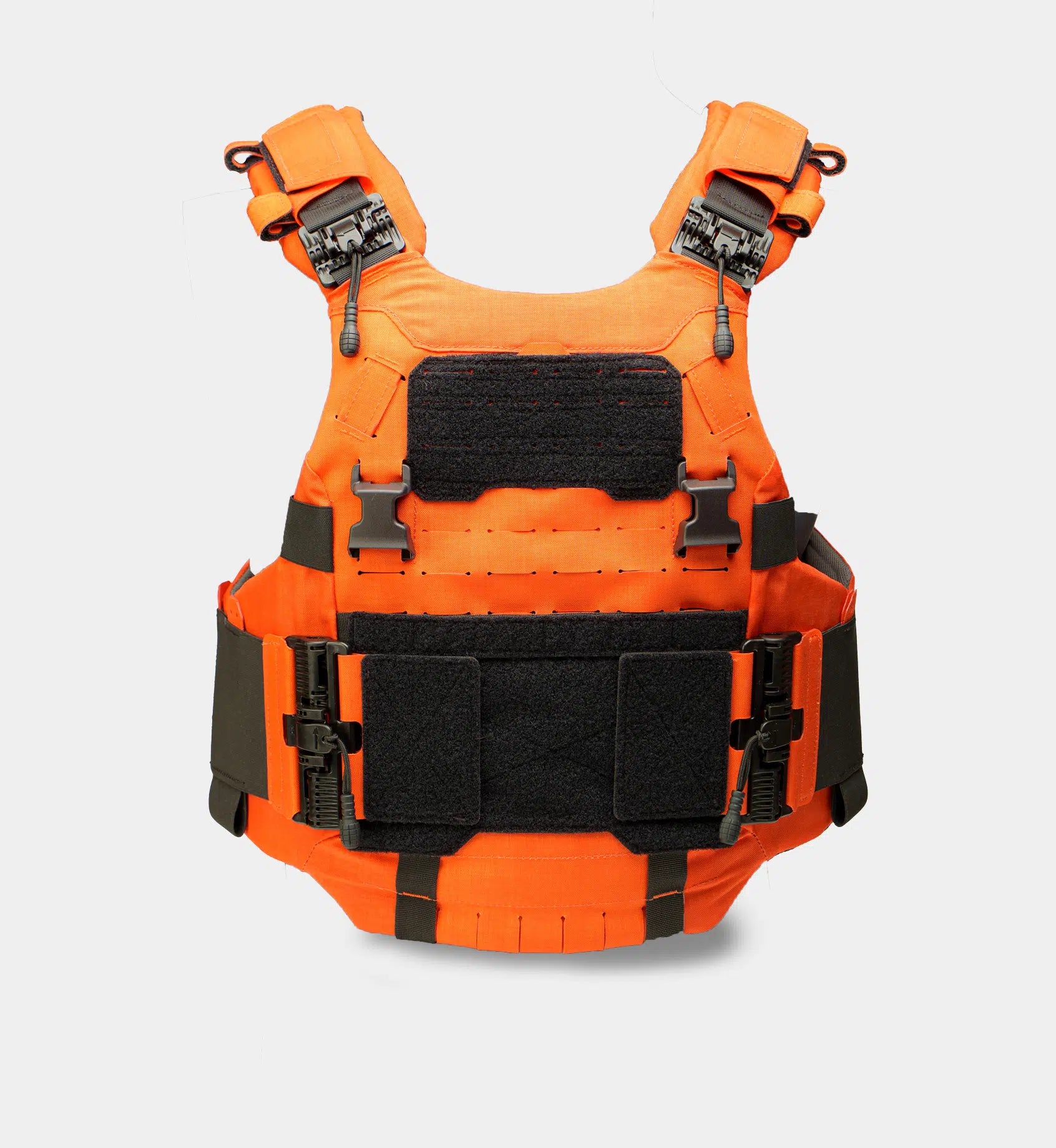 Cataphract SAR Vest Carrier fit view — hi-vis SAR vest carrier for tactical medics — Ace Link Armor