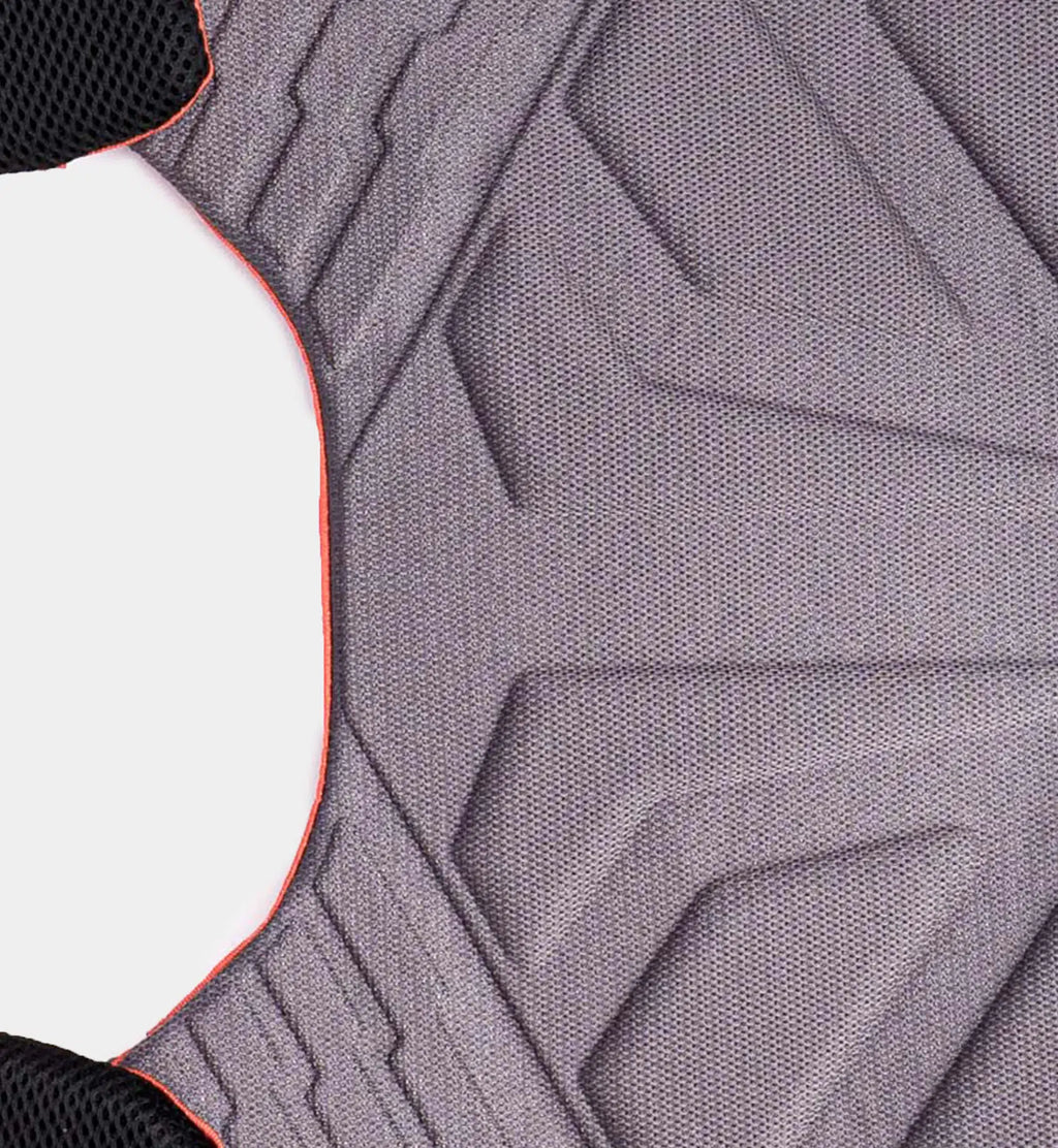 Cataphract SAR Vest Carrier closeup detail — hi-vis search and rescue carrier construction — Ace Link Armor