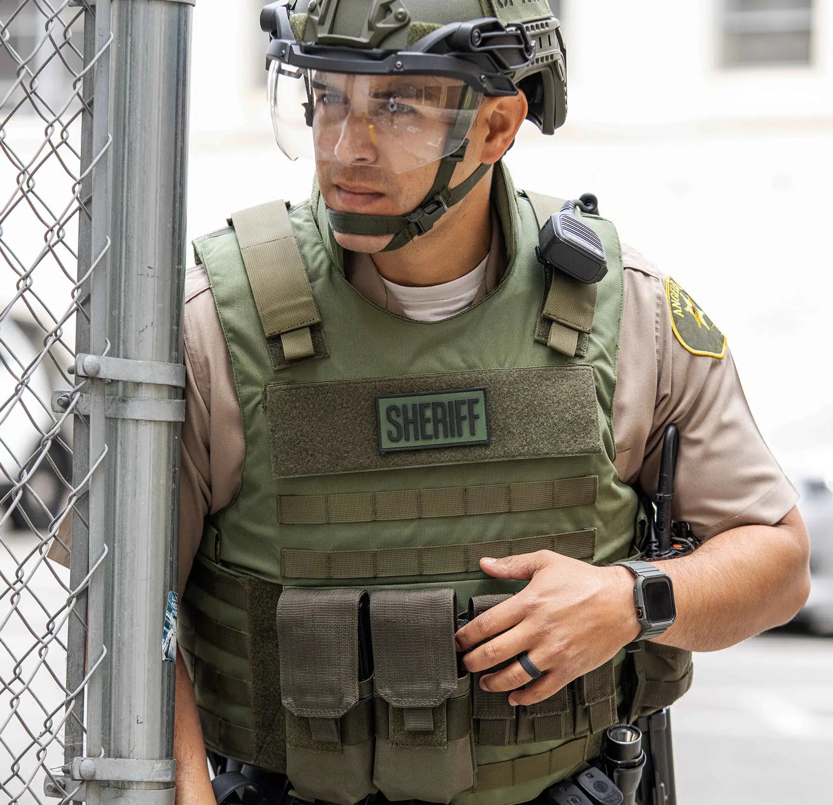 Comp-28 Vest panel view — Level IIIA tactical body armor for patrol and security — Ace Link Armor