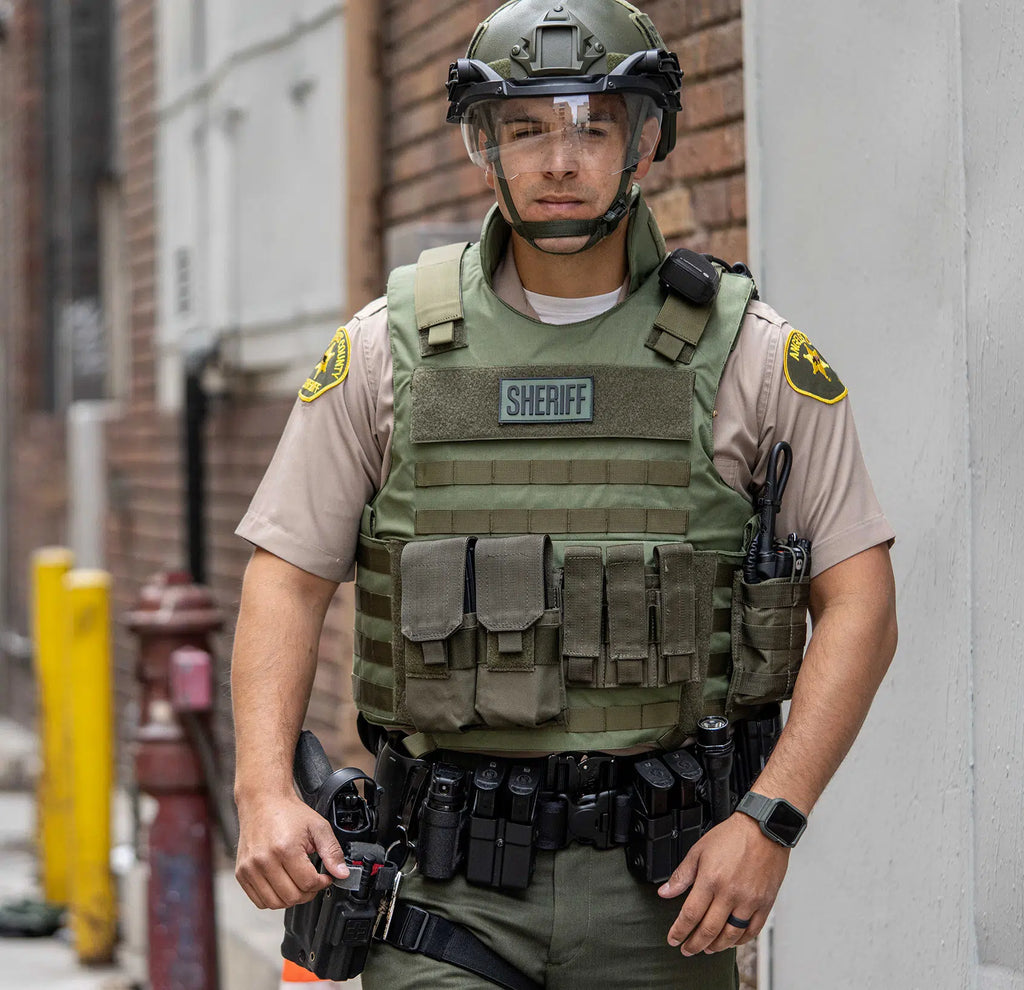 Comp-28 Vest format view — Level IIIA load-bearing tactical body armor — Ace Link Armor