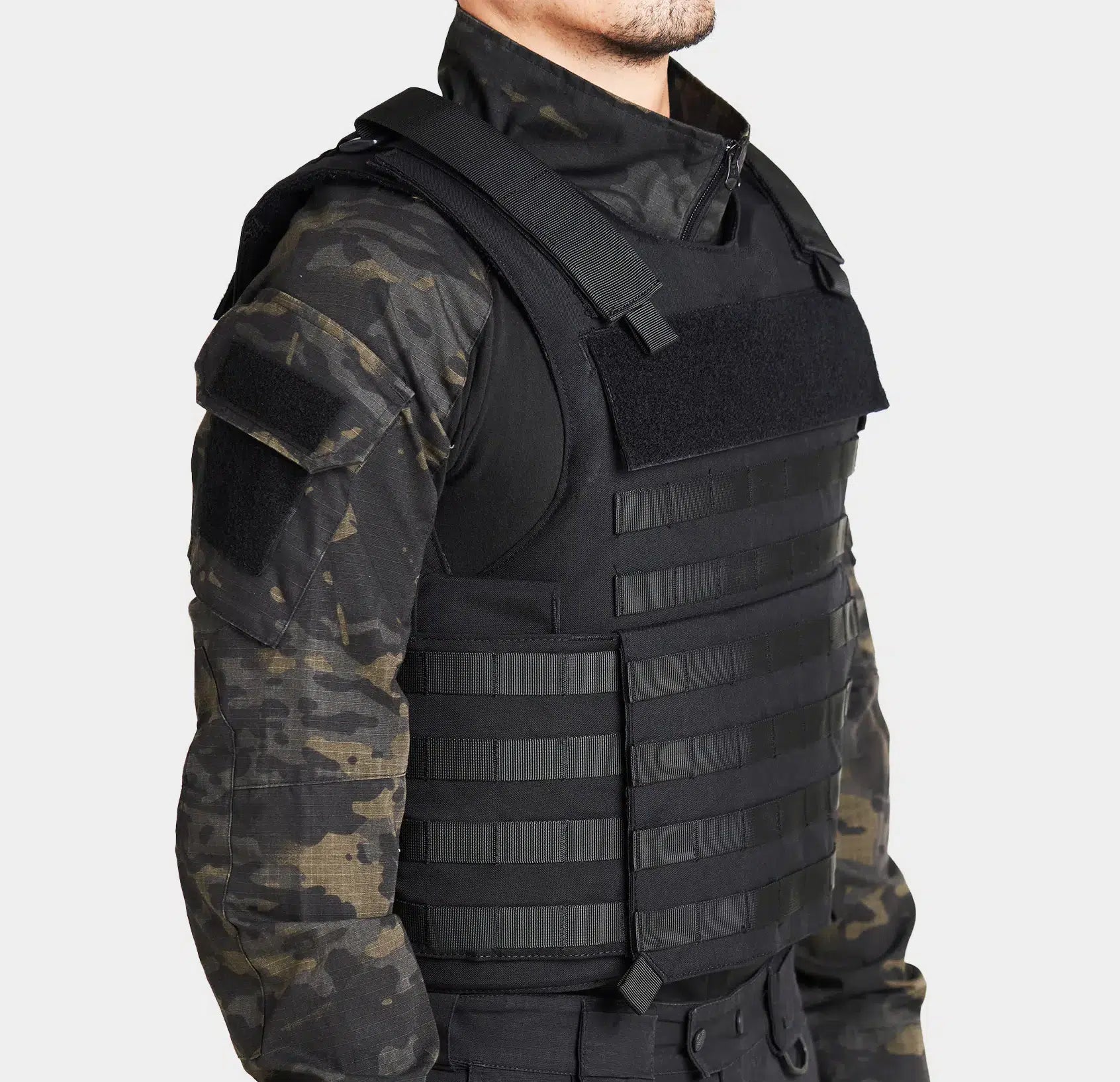 Comp-28 Tactical Bulletproof Vest — Level IIIA load-bearing tactical body armor, hero view — Ace Link Armor