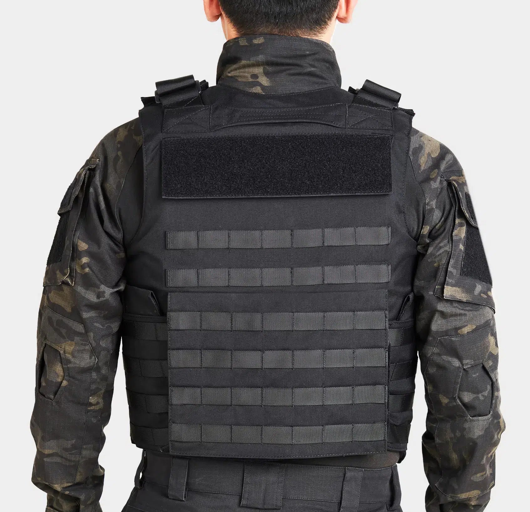 Comp-28 Vest configuration view — Level IIIA tactical body armor with duty gear capability — Ace Link Armor