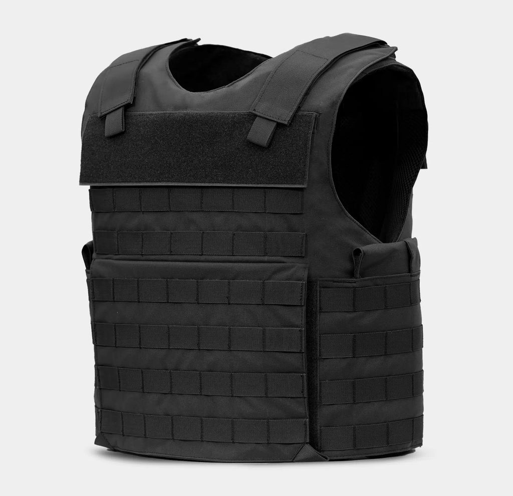 Comp-28 Tactical Vest detail — MOLLE-equipped Level IIIA load-bearing body armor — Ace Link Armor
