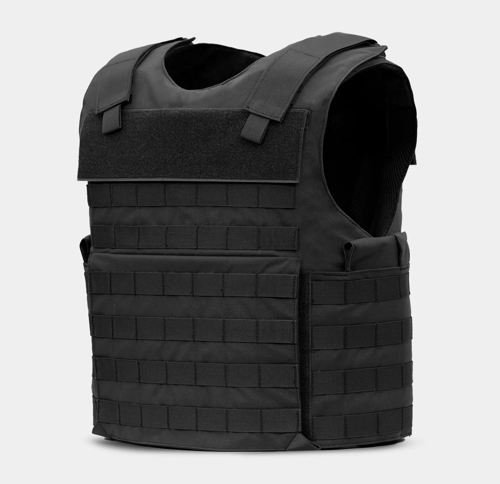 Comp-28 Tactical Vest detail — MOLLE-equipped Level IIIA load-bearing body armor — Ace Link Armor