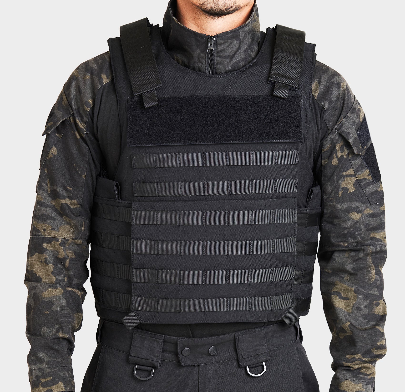 Comp-28 Load-Bearing Tactical Vest Carrier — MOLLE detail — Ace Link Armor