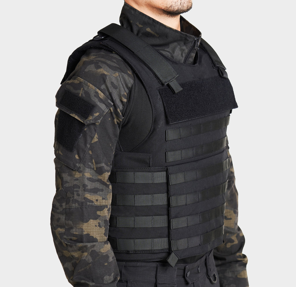 Comp-28 Load-Bearing Tactical Vest Carrier — cummerbund detail — Ace Link Armor