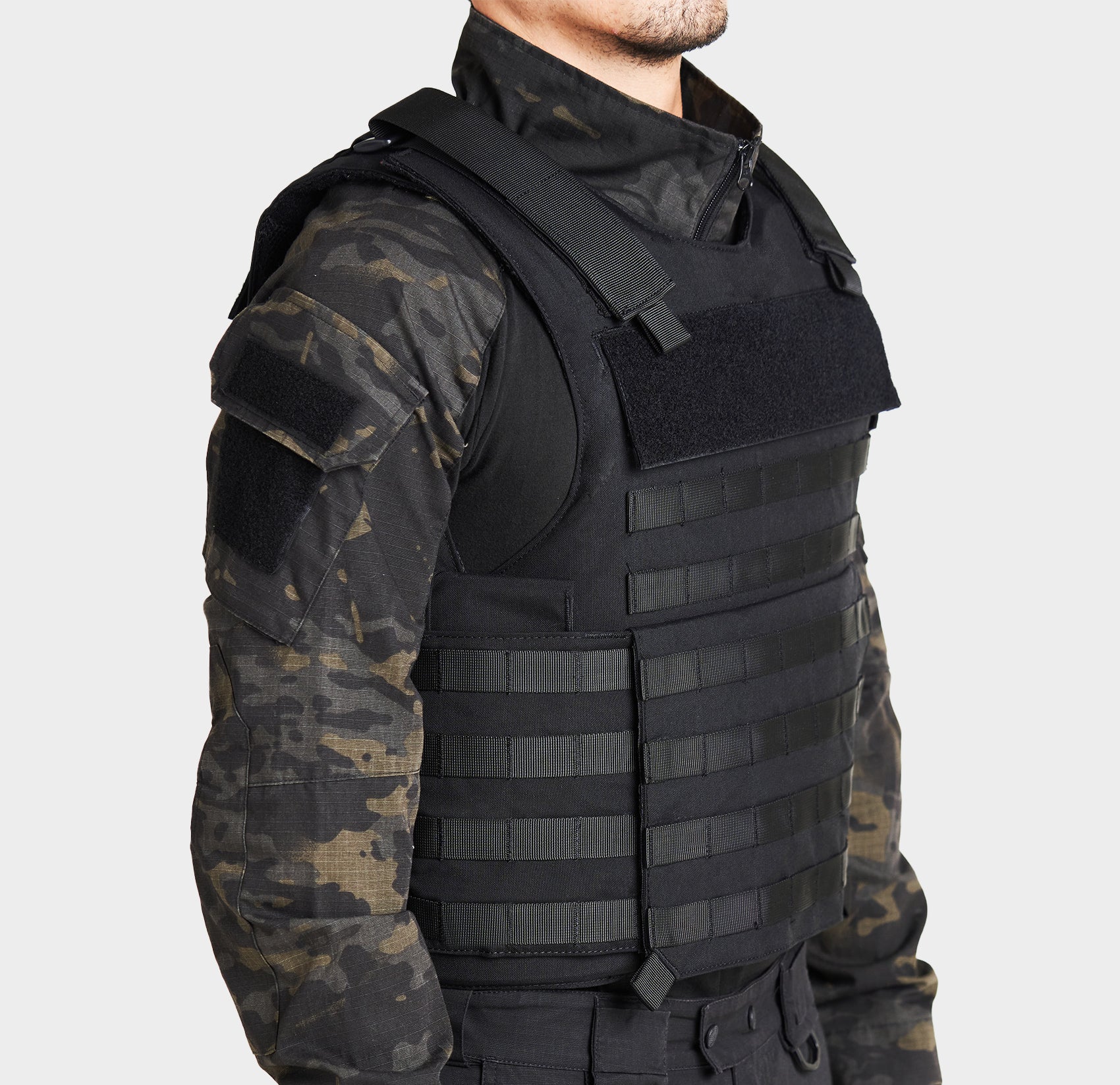 Comp-28 Load-Bearing Tactical Vest Carrier — cummerbund detail — Ace Link Armor