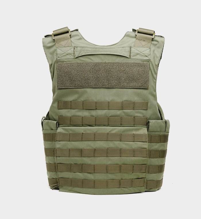 MSOV Modular Special Operations Vest Carrier — rear view — Ace Link Armor