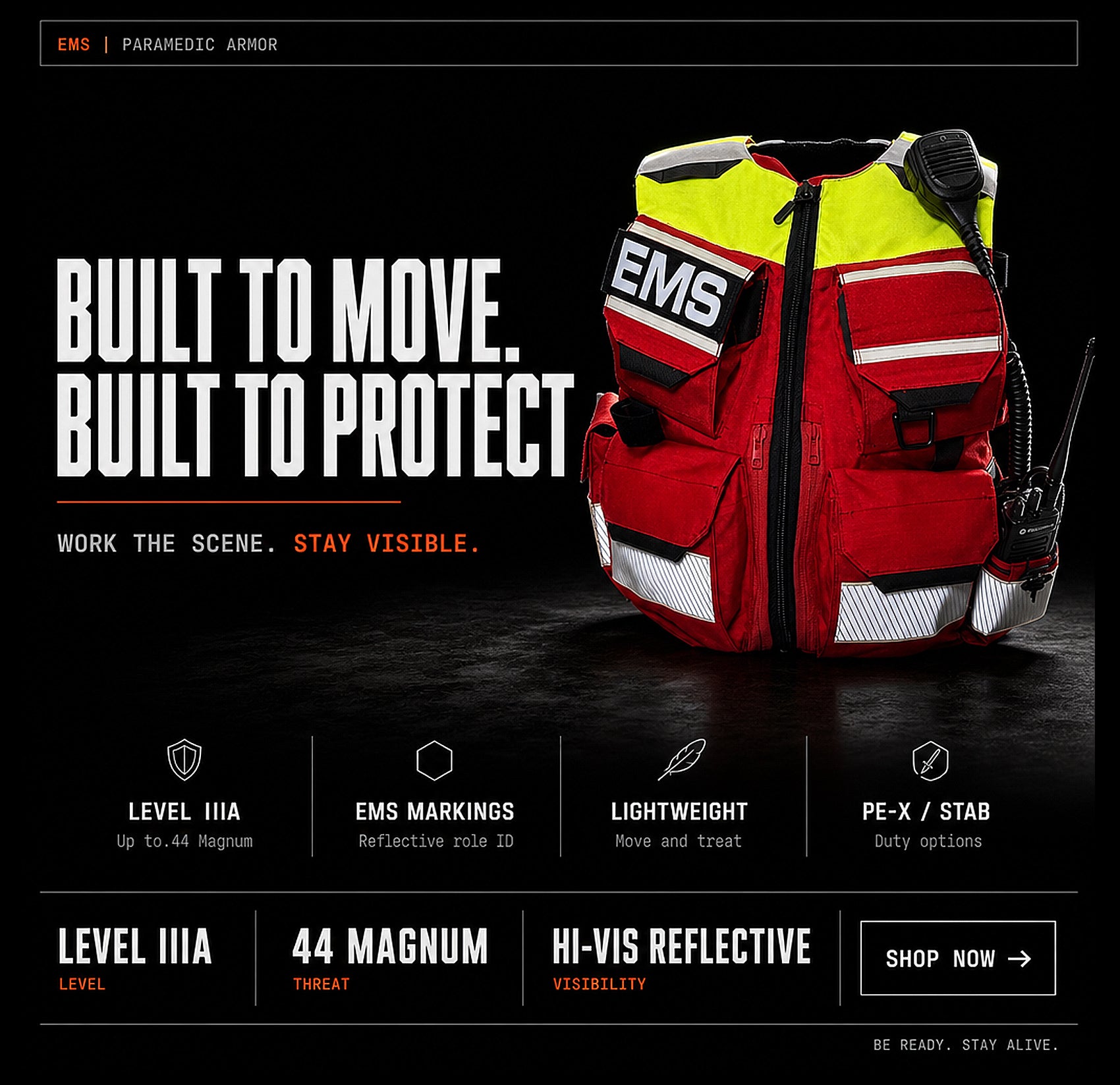 EMS Vest Carrier features overview — Ace Link Armor