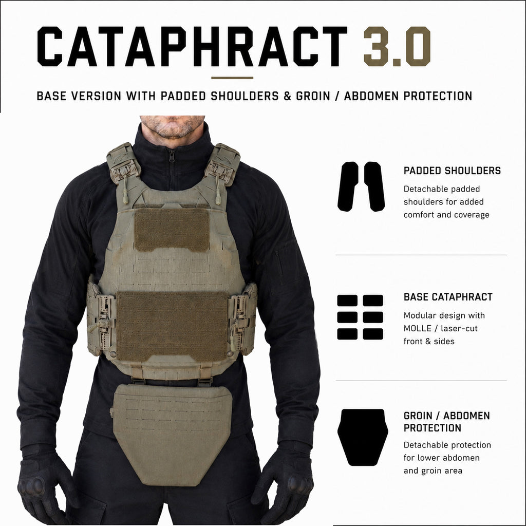 CIBV Cataphract 3.0 Bulletproof Vest — Level 3A Hybrid Soft Armor & Plate Carrier — view 15