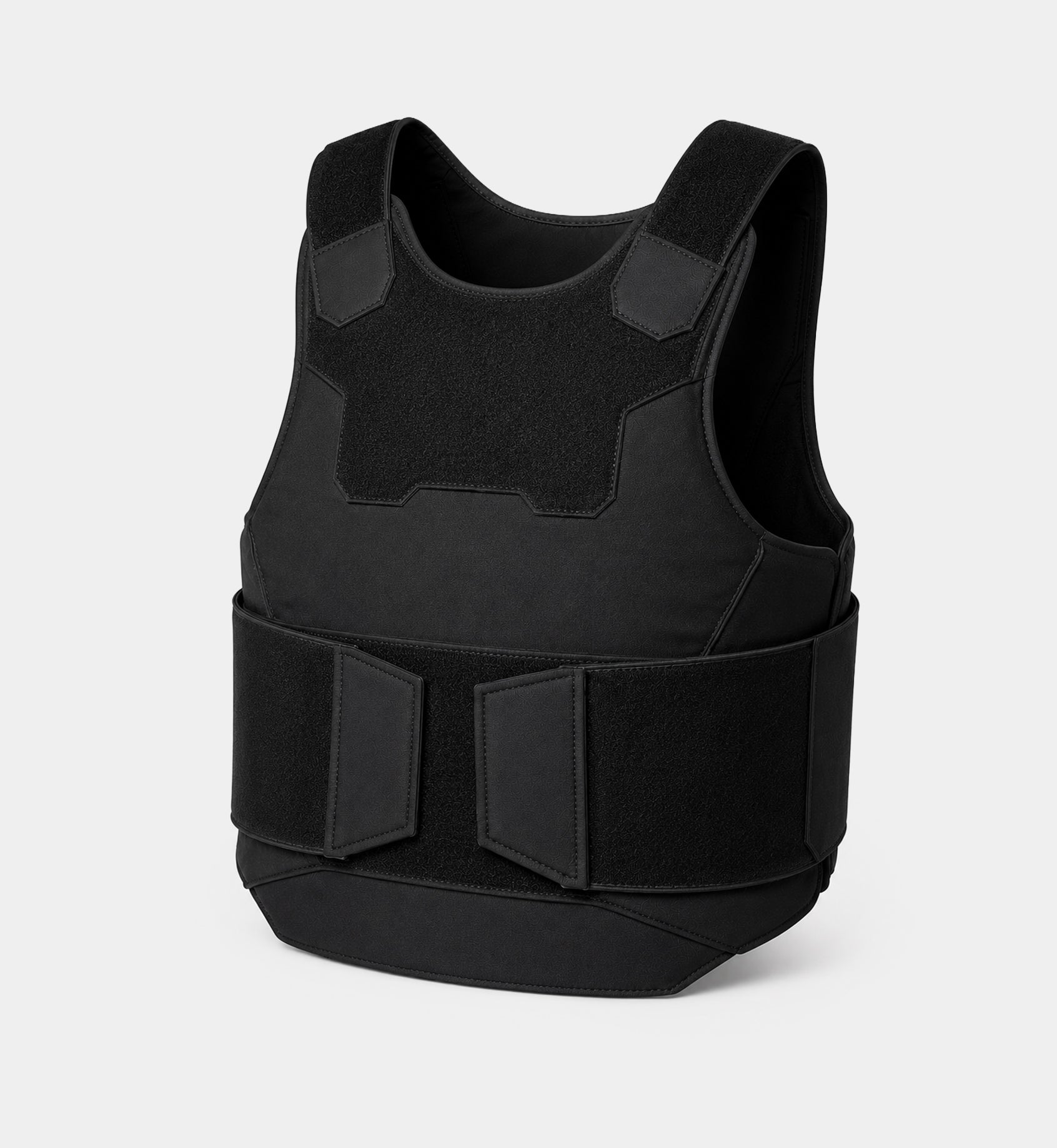 HALO Concealable Bulletproof Vest Level 3A Black — front angle — Ace Link Armor