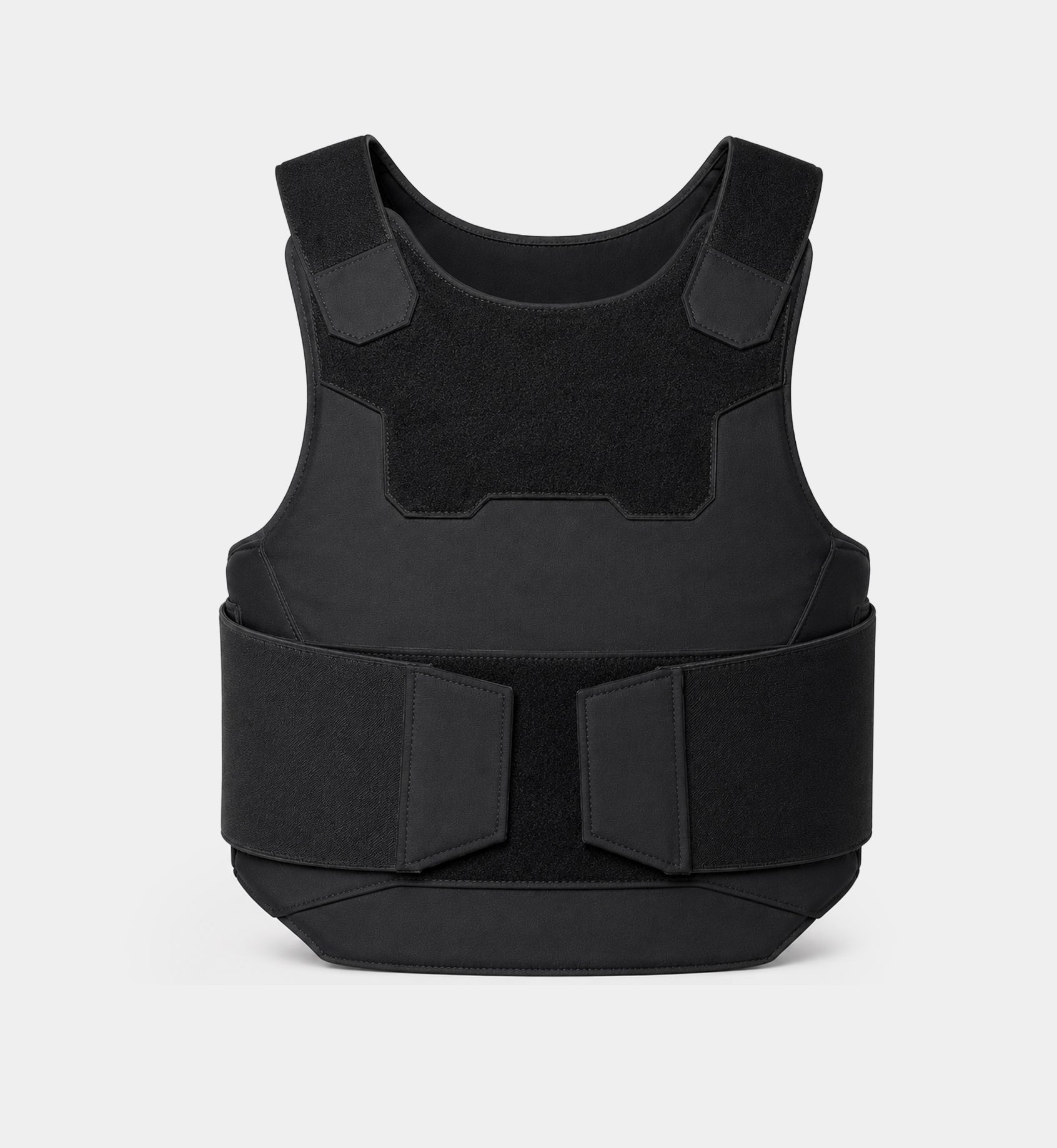 HALO Concealable Bulletproof Vest Level 3A Black — front view — Ace Link Armor
