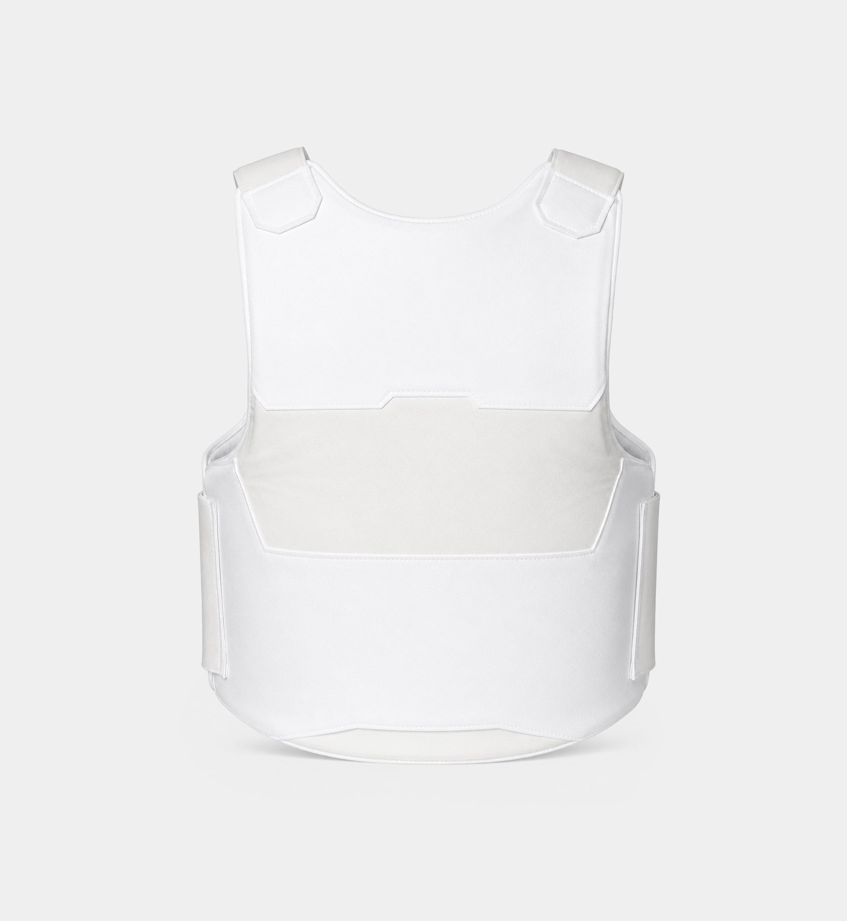 HALO Concealable Bulletproof Vest Level 3A White — rear view — Ace Link Armor