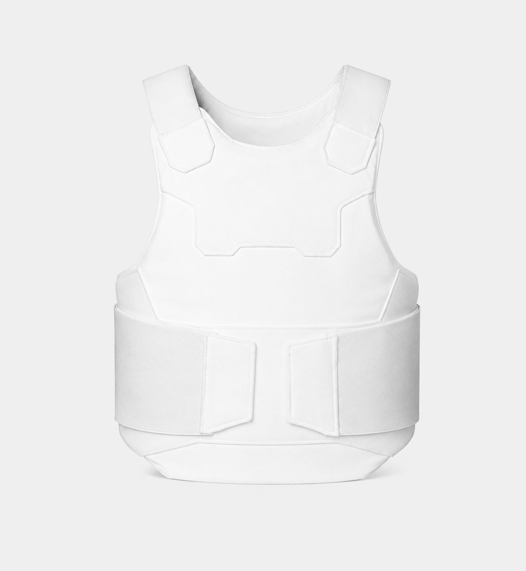 HALO Concealable Bulletproof Vest Level 3A White — front view — Ace Link Armor