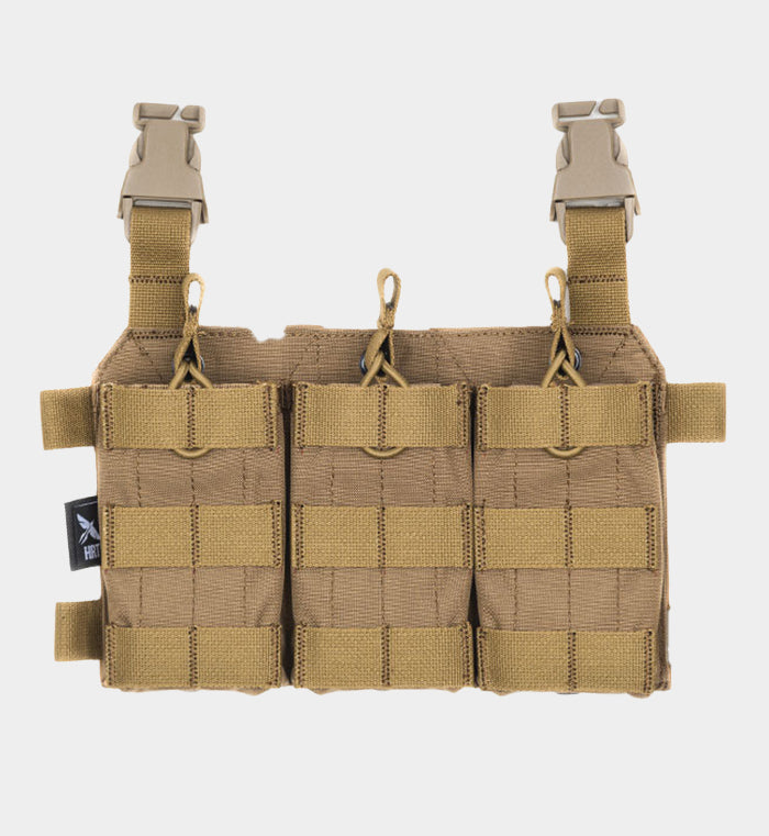 HRT Triple-AR Placard — rear view — Ace Link Armor