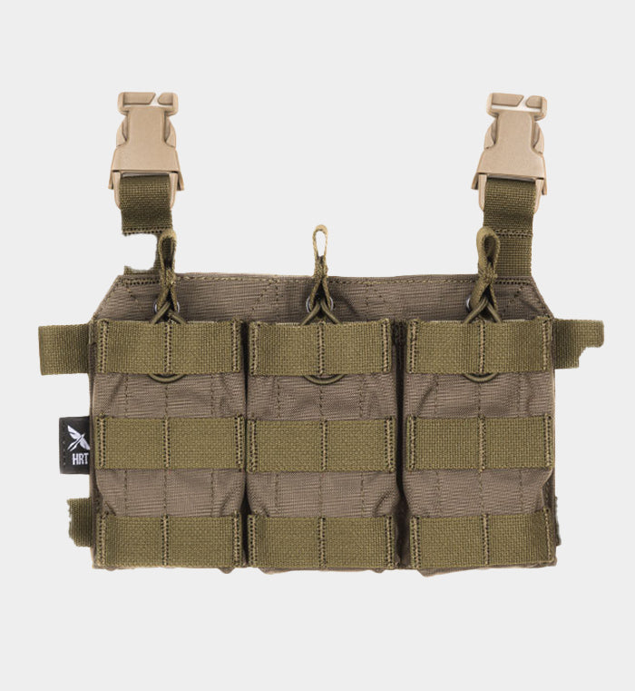 HRT Triple-AR Placard — side view — Ace Link Armor