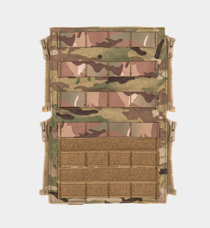 HRT Zip-On Molle Panel — front view — Ace Link Armor