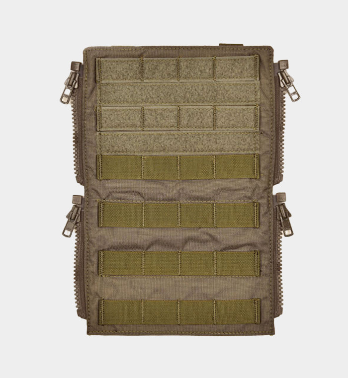 HRT Zip-On Molle Panel — side view — Ace Link Armor