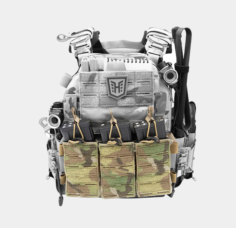 NOBLE Hybrid Rifle Front Flap — front view — Ace Link Armor