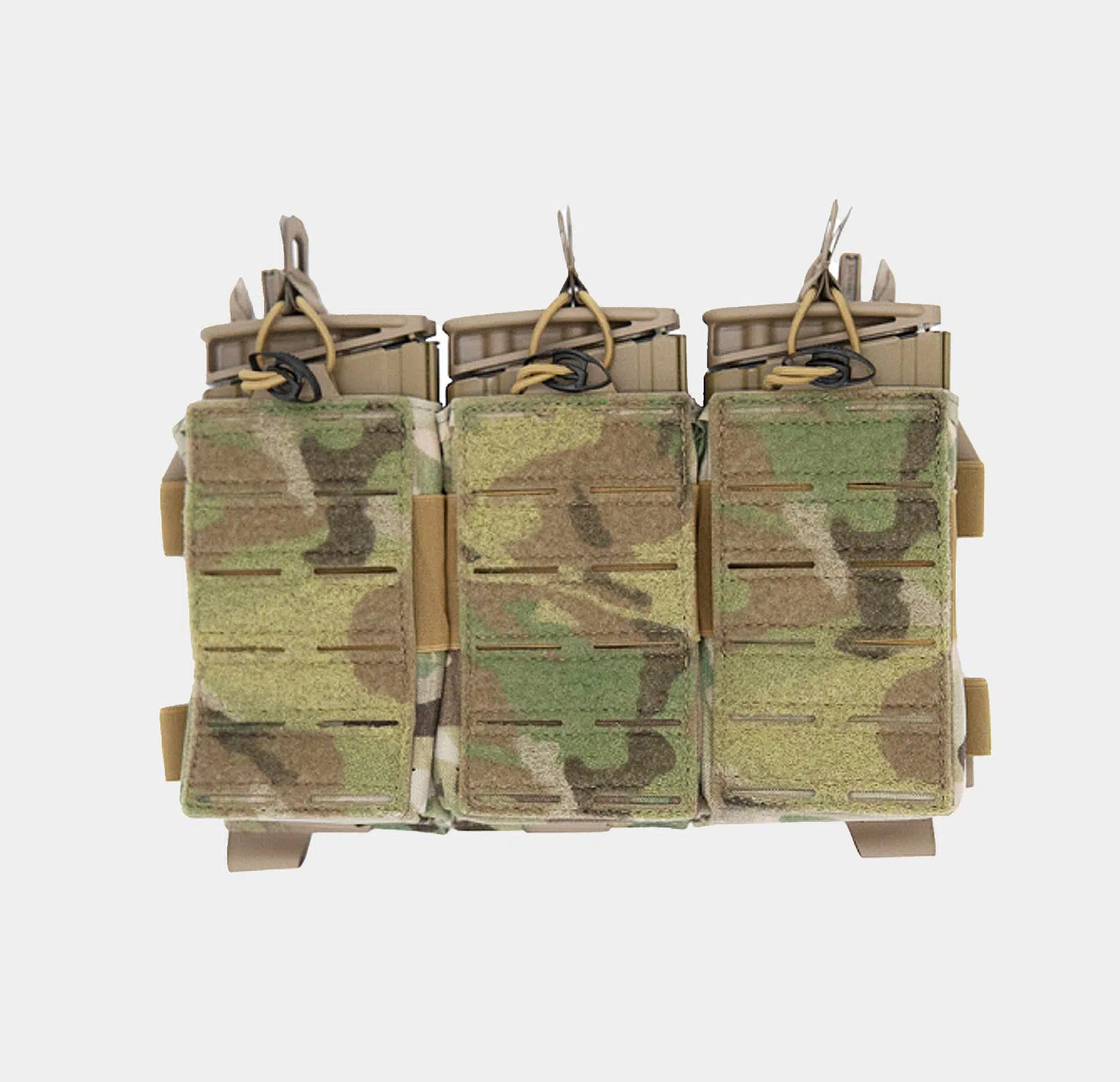 NOBLE Hybrid Rifle Front Flap — installed view — Ace Link Armor