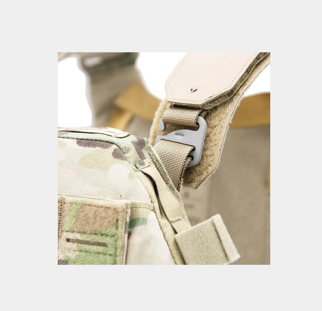 NOBLE Shoulder Mounts — installed view 2 — Ace Link Armor