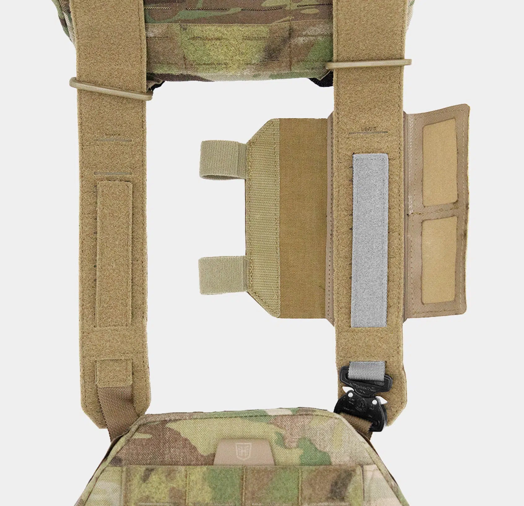 NOBLE 4.0 Modular Tactical Plate Carrier — shoulder detail — Ace Link Armor