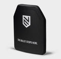 Level 3+ AK-47 Special Threat Armor Plate 10x12 Single-Curve front view — Ace Link Armor