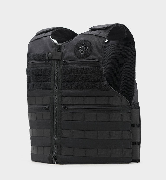 Patrol Vest Carrier Tactical MOLLE — front view — Ace Link Armor