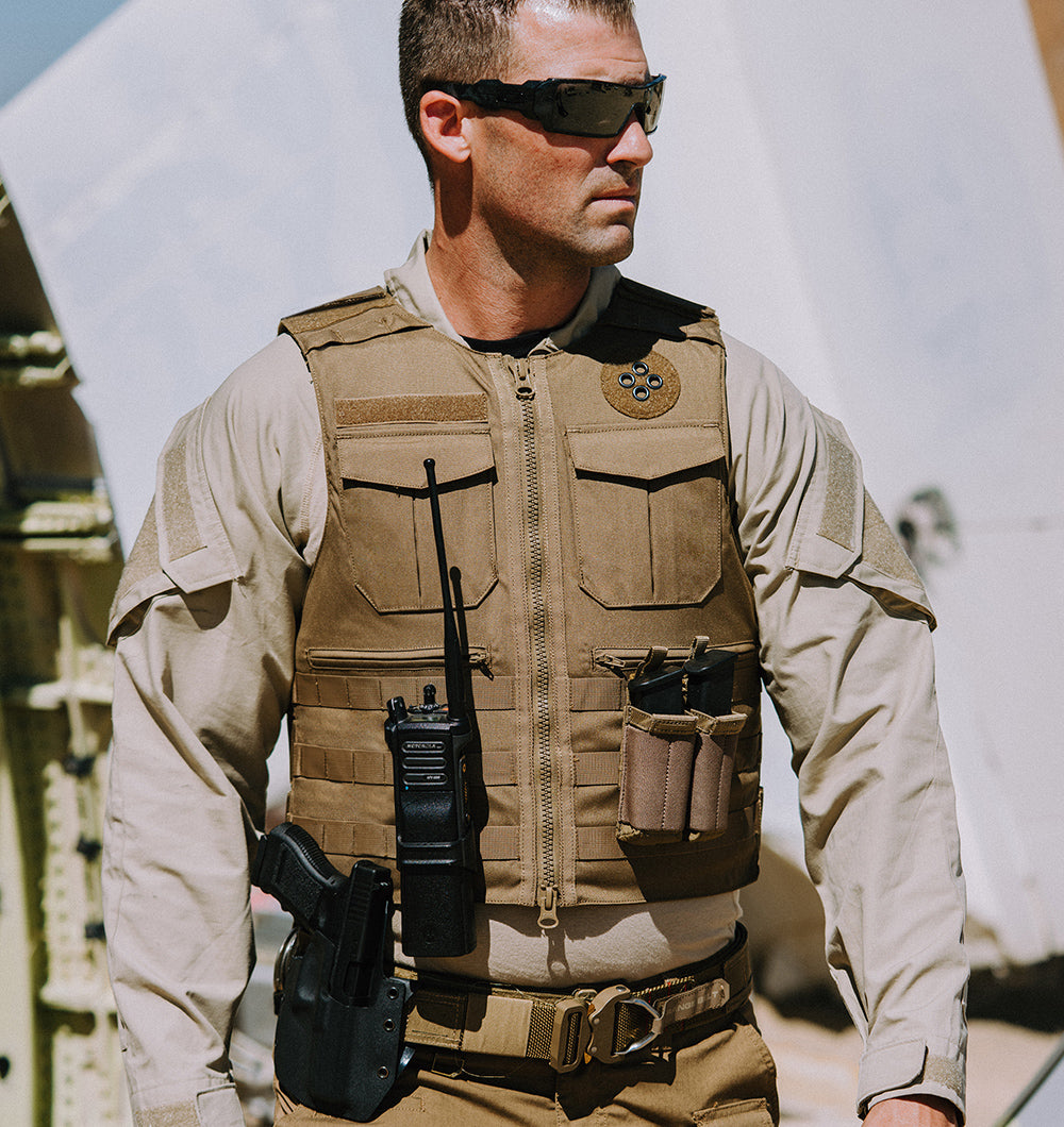 Livewire Bulletproof Vest color lineup — Level 3A security and law enforcement body armor — Ace Link Armor