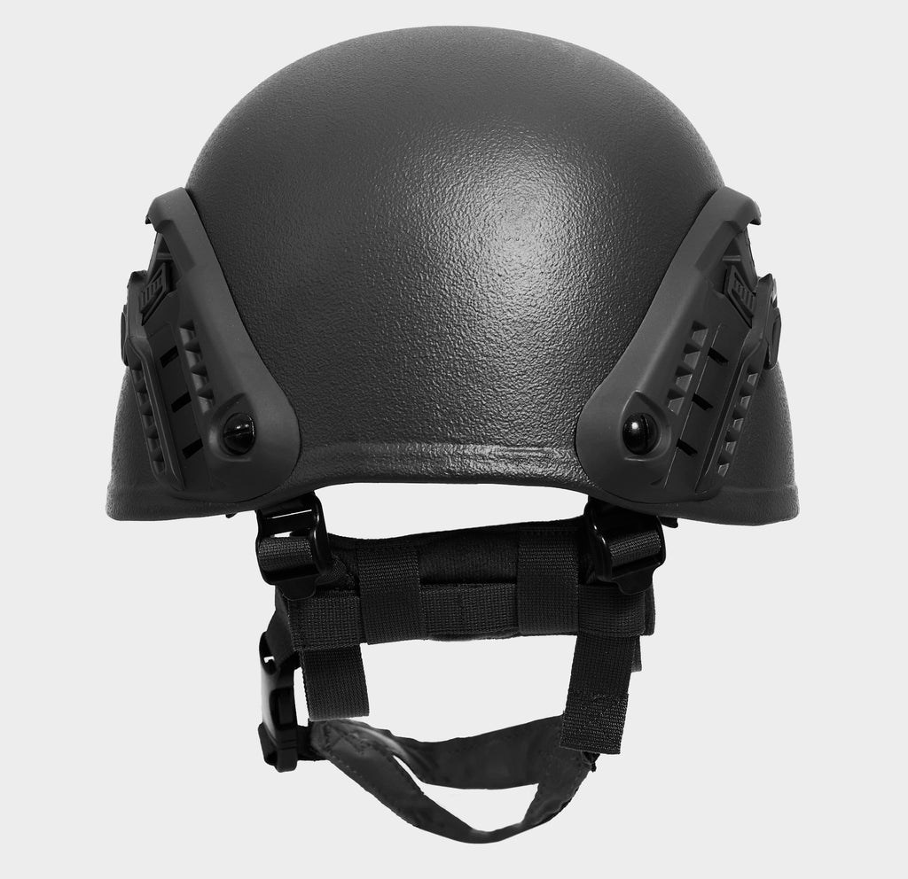 MICH Combat Level 3A Ballistic Helmet Black — profile detail — Ace Link Armor