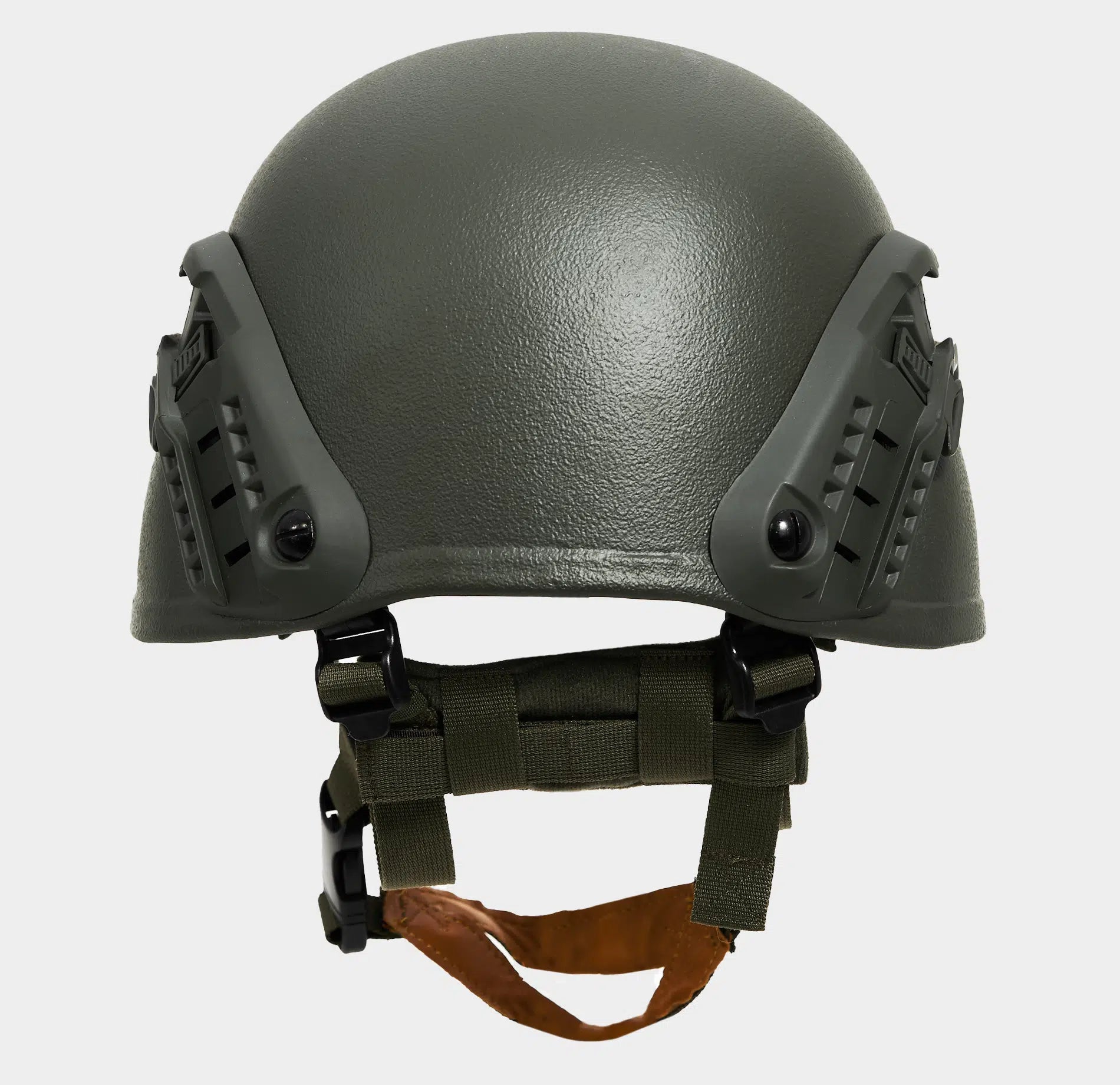 MICH Combat Level 3A Ballistic Helmet OD Green — profile detail — Ace Link Armor