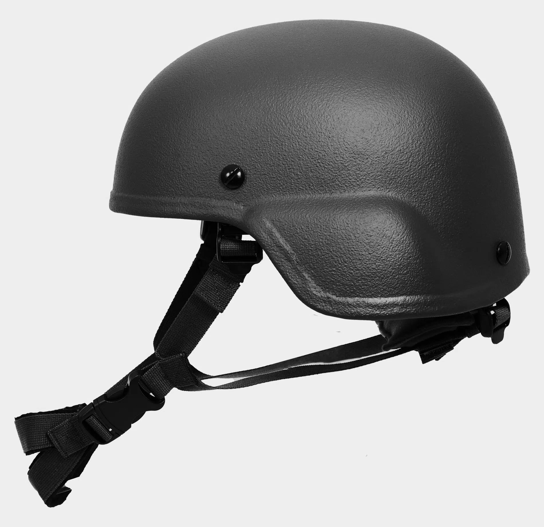 MICH Level 3A Ballistic Helmet Black — side view — Ace Link Armor