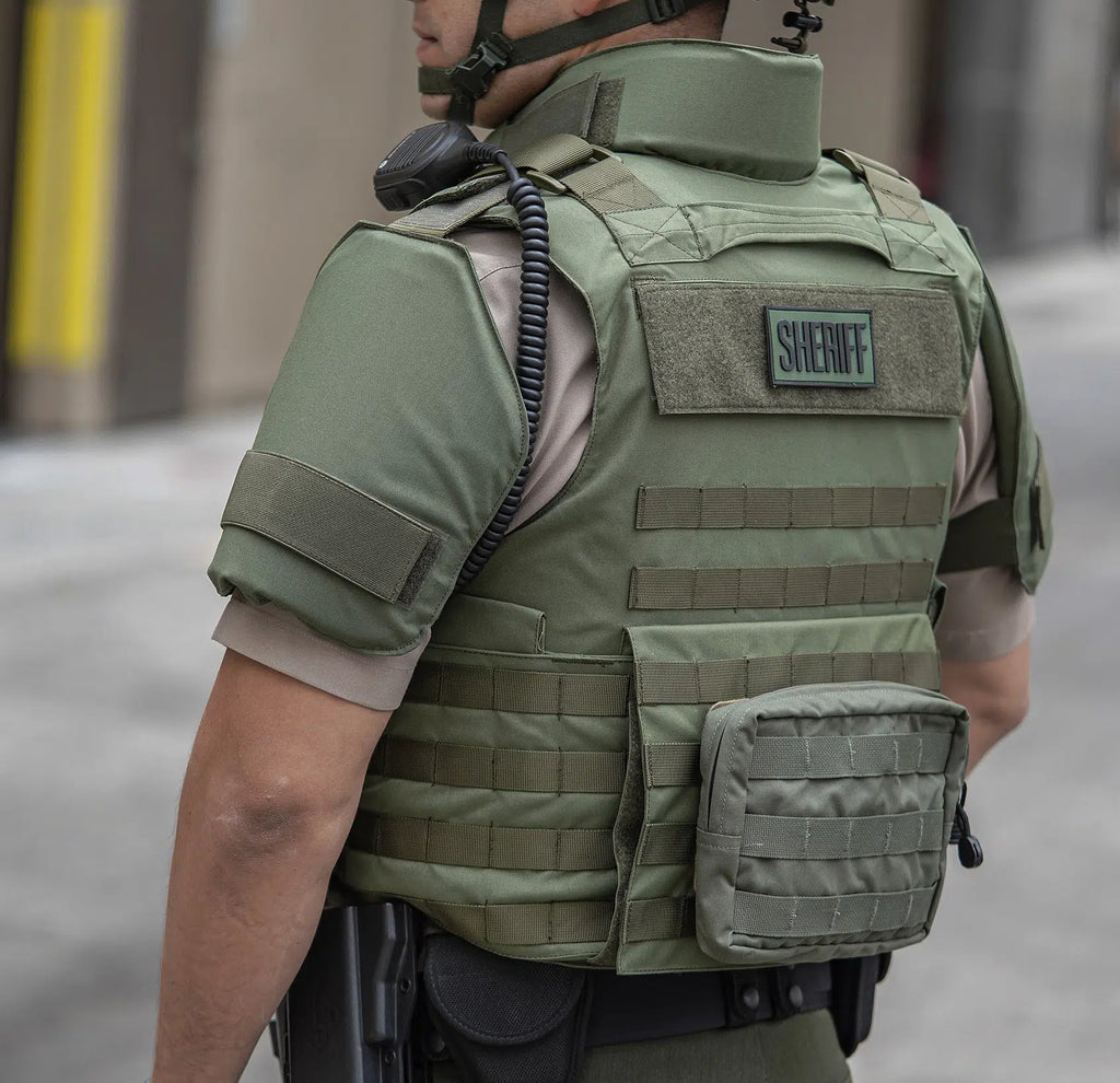 M.S.O.V. Vest profile detail — Level IIIA special operations tactical body armor — Ace Link Armor