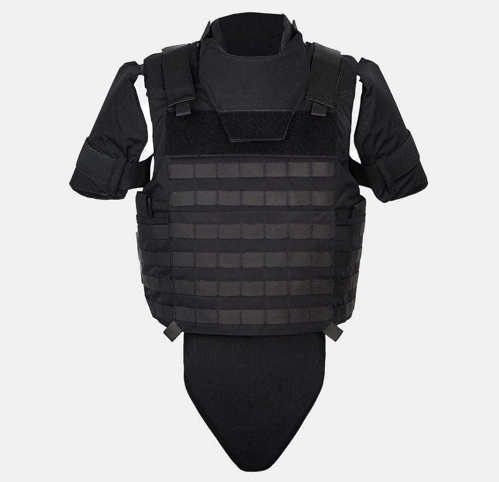 M.S.O.V. Vest plate pocket detail — Level IIIA special operations body armor with rifle plate capability — Ace Link Armor