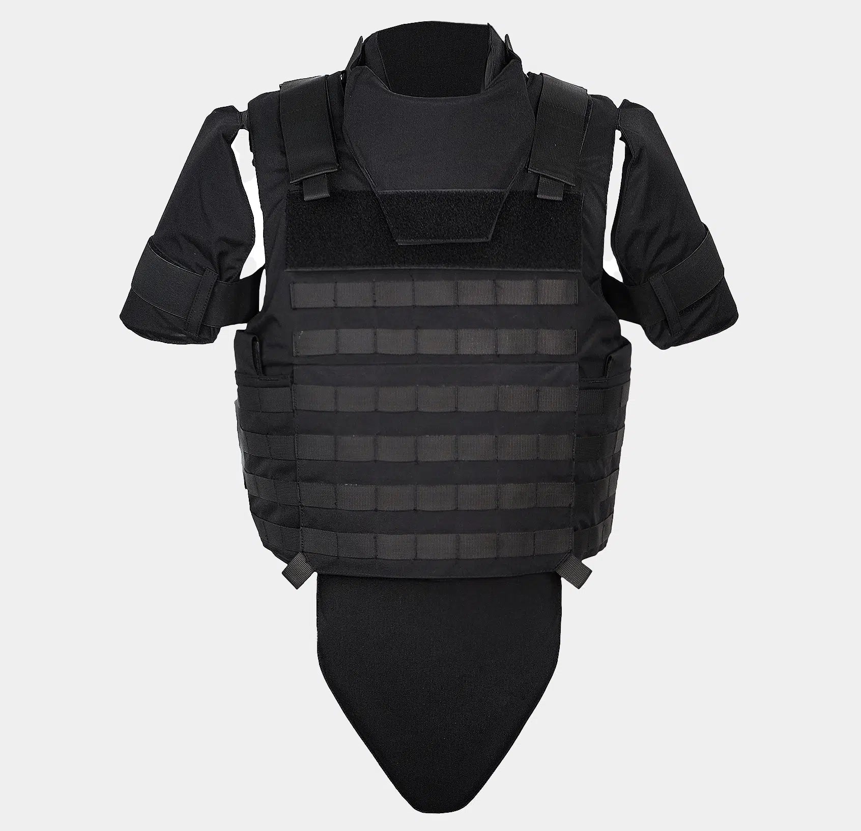 M.S.O.V. Vest plate pocket detail — Level IIIA special operations body armor with rifle plate capability — Ace Link Armor
