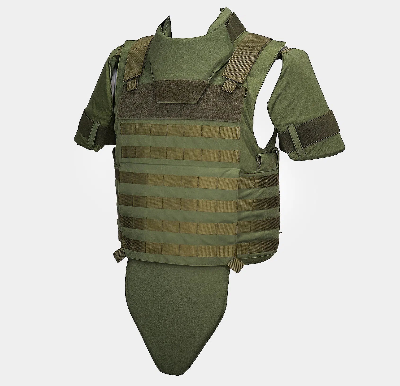 M.S.O.V. Vest in OD green — Level IIIA modular special operations tactical body armor — Ace Link Armor