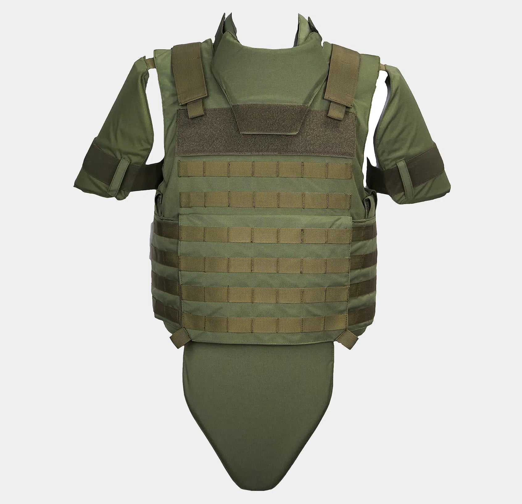 M.S.O.V. Vest MOLLE detail — Level IIIA tactical body armor load-bearing for special ops — Ace Link Armor