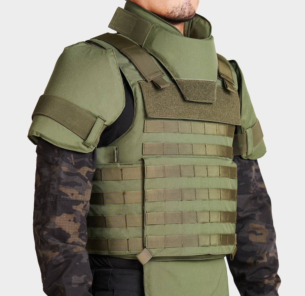 M.S.O.V. Vest Carrier Accessories — front view — Ace Link Armor