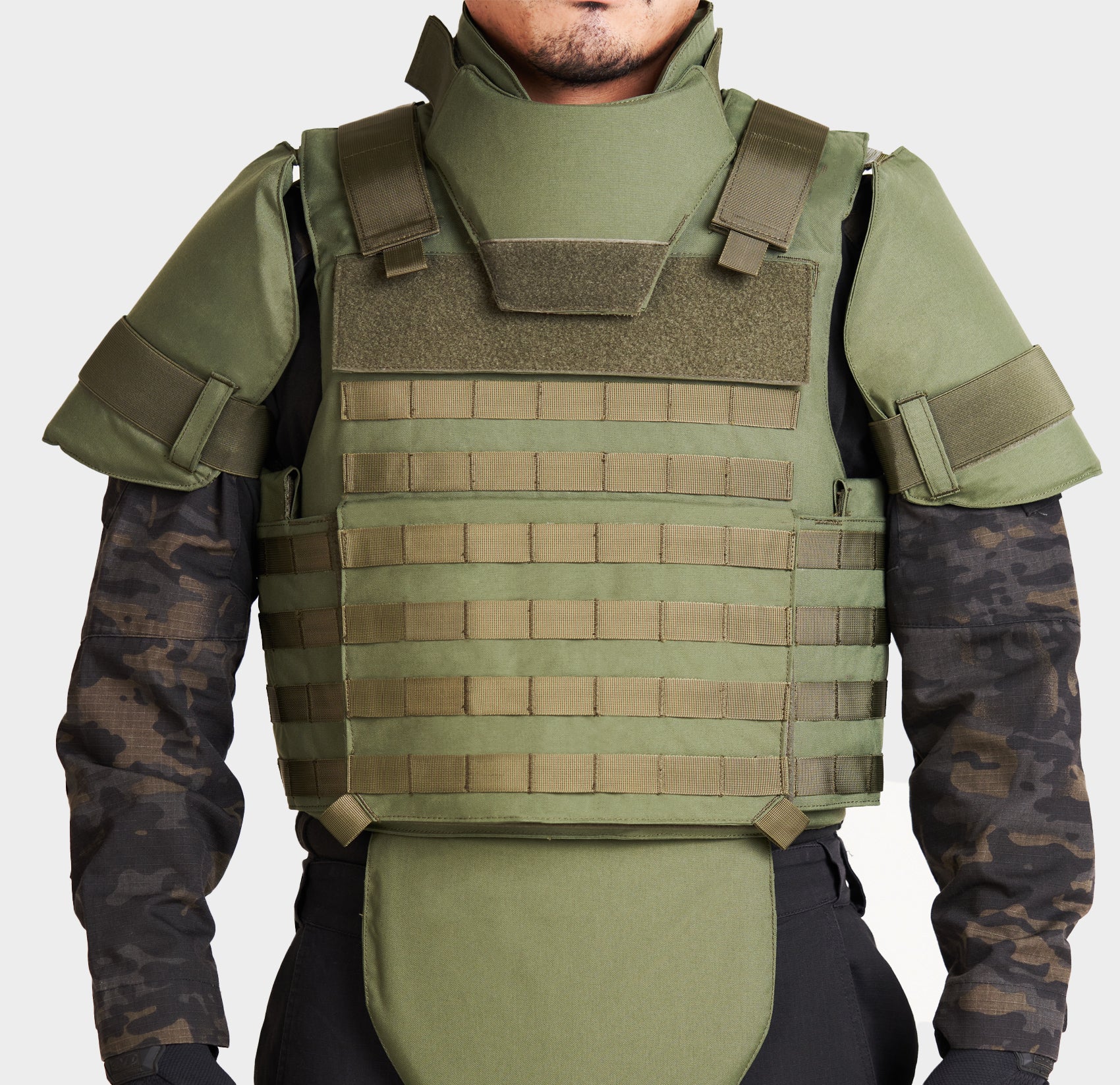 M.S.O.V. Vest Carrier Accessories — side view — Ace Link Armor